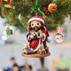 thumbnail image 2 of Árbol de Navidad nacimiento acrílico 2D colgante colgante navideño colgante con forma de árbol de Navidad colgante acrílico navideño colgante anual, 2 of 4