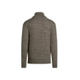 thumbnail image 3 of Alta Men's Fleece Lined Casual Full-Zip Mock Neck Sweater - Brown Jacket - M, 3 of 3