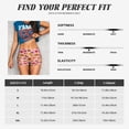 thumbnail image 2 of Yiaed Happy Thanksgiving Turkey Print Women's Athletic Shorts Running Shorts Sporty Short High Waisted Elastic Workout Shorts for Yoga Gym Running & Sports -Medium, 2 of 8