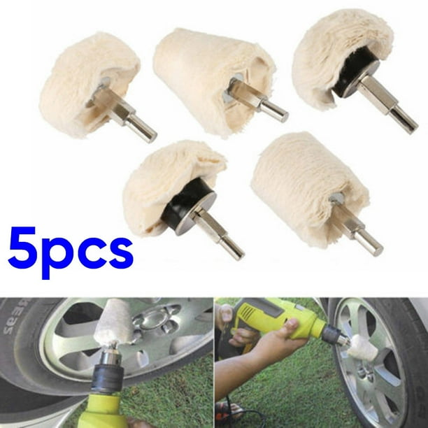 5pcs/Set Buffing Pad Polishing Mop Car Wheel Buffer Polisher Drill