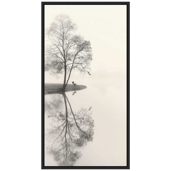 Amanti Art Tranquil Tree Framed Canvas Wall Art Print