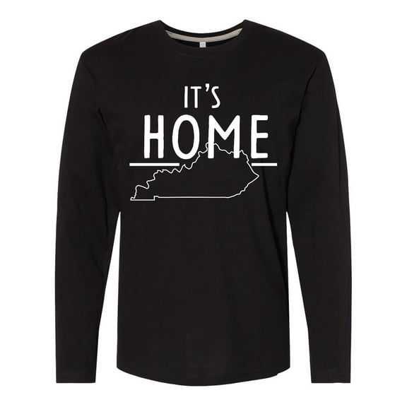 Inktastic It's Home- State of Kentucky Outline Long Sleeve T-Shirt