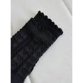 thumbnail image 6 of CoCozhu Women's 3 Pairs Cable Knit Casual Crew Socks Stretchy Solid Simple Socks, 6 of 7
