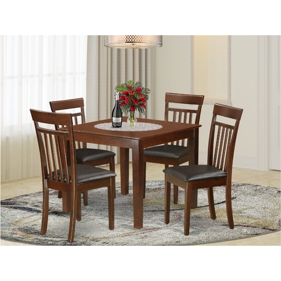 Small Dining Table Set - 3 Piece Kitchen Table & Chairs - Modern Design - Home & Dining Room Furniture