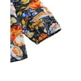 thumbnail image 5 of Seyurigaoka Kids Halloween Outfit Pumpkin Long Sleeves Tops + Plaid Skirt, 5 of 9