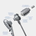 thumbnail image 6 of Seventy 5-Setting Magnetic Handheld Built-in Filtered Showerhead in Chrome (12158), 6 of 10