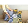 thumbnail image 2 of Ambesonne Colorful Throw Pillow Cover 2 Pack, Boho Portugese Tiles, 18", Multicolor, 2 of 7