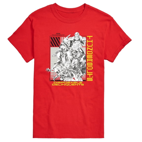 Marvel - Disposable Delinquents - Men's Short Sleeve Graphic T-Shirt