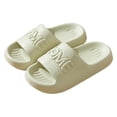 thumbnail image 2 of jiaxiM Woman Slippers Non Slides for Men Cute Open Toe Thick Cushioned Sole Comfy Sandals for Women for Causal Walking Work Vacation, 2 of 6