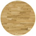 thumbnail image 2 of vidaXL Table Top Solid Oak Wood Round 44 mm 800 mm, 2 of 4