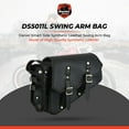 thumbnail image 2 of Daniel Smart Motorcycle Leather Swingarm Bag Black Swing Arm Bag with Bottle Holder Built-in Gun and Ammo holster., 2 of 8