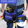 thumbnail image 3 of Cinturón de herramientas LEFOR·Z, bolsa magnética para herramientas, 14 bolsillos, para hombre, 3 of 8