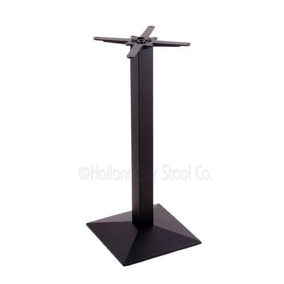 Holland Bar Stool 21736BW 217 Black Cast Iron Counter Height Base with Square Foot