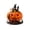 A001- Style A, variant on Halloween Ghost Decorations, Haunted House Decor, 10 Inch Resin Jack O Lantern, Light Up Indoor Halloween Decor, Spooky Tabletop Accent, Halloween Home Party Ornament