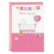 Hallmark New Baby Girl Card (Happy for You and Your Little One)