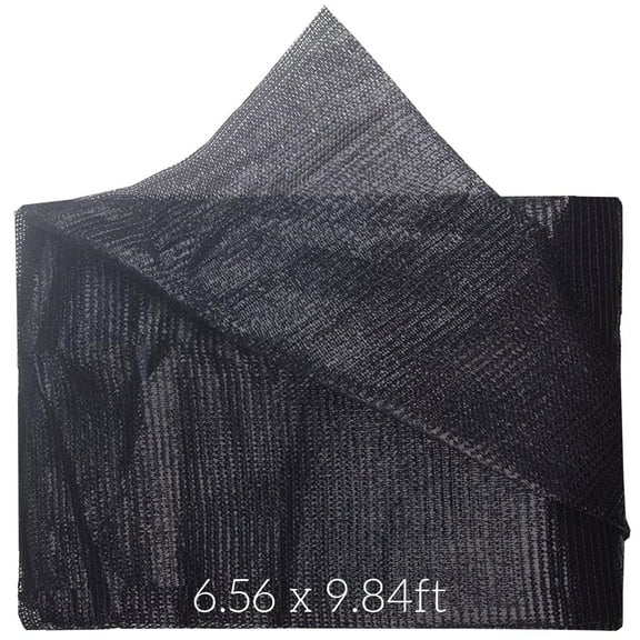 MODANU 55% Shade Cloth for Garden, 6.5 x 9.84ft Sunblock Mesh UV Resistant Net for Vegetables Flowers Greenhouse Raised Bed, Plant Shade Cover from Sun (Black)