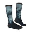 thumbnail image 3 of Fotbe Moody Ram Portrait print Women's Men's Novelty Crew Socks Cotton Socks Knee High Socks for Walking,Running,Nurses,Pregnancy, 3 of 8
