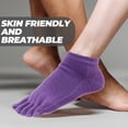thumbnail image 3 of HEALEEP Women Socks Sports Purple 2 Pairs 8.3x3.5x0.3in, 3 of 6