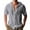 Gray, variant on Caqnni Men's Shirts Casual Long Sleeve Button Down Shirts Band Collar Linen Summer Beach Shirts (White,XXL)