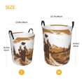 thumbnail image 2 of Lsque Western Cowboy Countryside pattern Laundry Hamper Basket, Tall Woven Rope Hamper Basket for Clothes, Lightweight Storage Basket, Collapsible Waterproof-Medium, 2 of 8