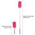 thumbnail image 2 of Uxcell 11" to 31" Chenille Cleaning Duster, Washable Extendable Brush Rose Red, 2 of 5