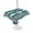 Green, variant on Outdoor Tablecloth with Umbrella Hole for Patio/Picnic/Party/Camping, Teal Blue Anchor Waterproof Table Cloth Rectangle Table Cover Washable, Nautical Summer Beach Coastal Ocean (54"x 80")