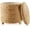 Natural, variant on TIDYTROVE 17" Round Storage Ottoman with Lid - Natural, Handwoven Water Hyacinth Footstool for Living Room, Bedroom, Bathroom, Home Office