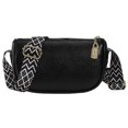 thumbnail image 1 of Bolso bandolera para mujer Moda PU Cuero Ocio Viaje Bolso de hombro (Negro), 1 of 9