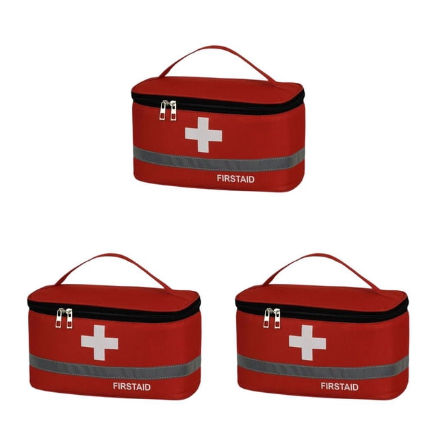 Injueey Bolsa de botiquín de primeros auxilios Bolsas de medicina a prueba de agua Caja médica de ahorro de espacio Camping Deporte al aire Type1 NO1