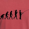 thumbnail image 3 of CafePress - The Evolution Of The Fly Fisherman Men's Comfort C - Mens Comfort Colors Shirt, 3 of 5