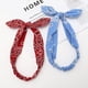thumbnail image 2 of Paquete de 6 diademas con estampado de cachemira y nudo elástico con estampado retro para la cabeza, diadema con lazo para orejas de conejo para mujeres y niñas, 2 of 5