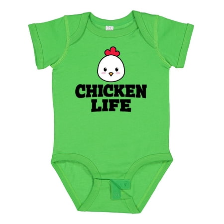 

Inktastic Chicken Life Gift Baby Boy or Baby Girl Bodysuit