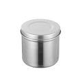 thumbnail image 5 of Tarro de almacenamiento de alimentos sellado de acero inoxidable 304, contenedor portátil para granos de té y café, fácil para viajar al aire libre y acampar-12cm, 5 of 5