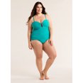 thumbnail image 5 of Time and Tru Women's and Women's Plus Ruched Slimming Bikini Bottoms, Sizes S-3X, 5 of 5