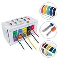 thumbnail image 2 of 5 Roll Stranded Wire Spool-Flexible Pvc Tinned Copper Electronic Wire - 5 Colors 24Awg 5X20M, 2 of 4