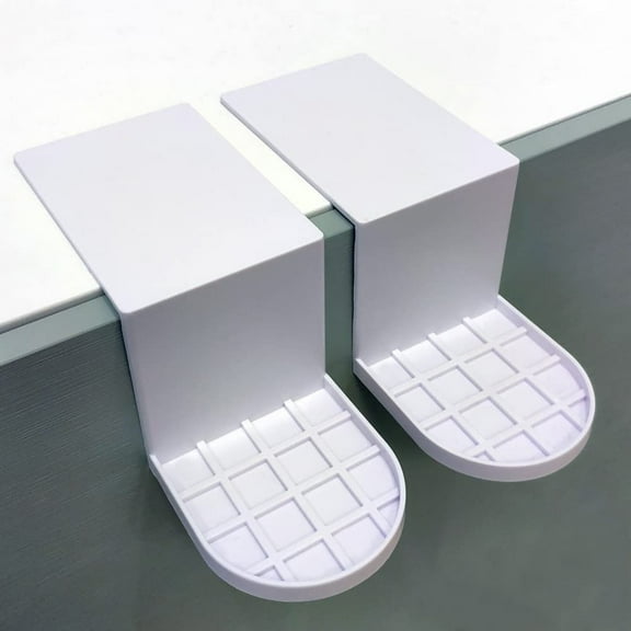 Laundry Detergent Holder 2 Pack - Detergent Cup Holder Tidy Soap Tray Dispenser Organizer Drip Fit Catcher for Fabric Softener Liquid Spigot Container Plastic Sheet Saver Stand Station Washing Set