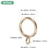 thumbnail image 3 of Uxcell 30 pack Anillos Dorados para Cortinas con Ojales, Anillos Metálicos a Prueba de Óxido, 3 of 7