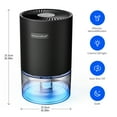 thumbnail image 4 of Alrocket Small Dehumidifiers for Bedroom 27oz with Auto-off,7 Colors LED Light up to 215 sq.ft-Black, 4 of 8