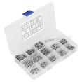 thumbnail image 2 of 662pcs SUS304 M3 Fraisé Écrou à Vis Hexagonale Rondelle Plate Ressort Clé Kit Assorti, 2 of 10