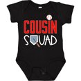 thumbnail image 3 of Inktastic Cousin Squad Baseball and Bat Boys or Girls Baby Bodysuit, 3 of 5