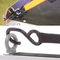 thumbnail image 5 of Paquete de 4 anillos de amarre de perno de ojo de alta resistencia de acero inoxidable - Tuercas de ojo M8 Ojal de amarre para montaje en riel para sujetar su cordón elástico o cuerdas Kit de anclaje, 5 of 5
