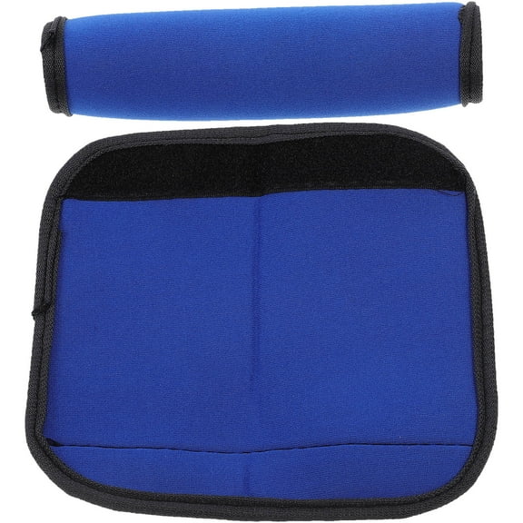 Pawsdot 2Pcs Lightweight Blue Polyester Barbell Mat Horizontal Bar Padding for Exercise Gear