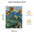 thumbnail image 2 of Nawypu  Botanical Floral Framed Wall Art, Sunflowers Bathroom Art Decor Aesthetic, Canvas Art, Farmhouse Vintage Wall Decor for Bedroom Living Room, Office Still Life Paintings Gifts, 2 of 5