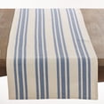 thumbnail image 3 of Saro Lifestyle Dauphine Collection Striped Design Table Runner, 3 of 3