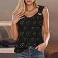 thumbnail image 2 of Levmjia Womens V Neck Sleeveless Tank Tops Summer Loose Fit Casual Blouse Soft Polyester Comfortable Fashion Tshirt for Daily Wear, 2 of 5