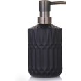 thumbnail image 1 of Glass Refillable Liquid Soap Dispenser for Dish Detergent, Shampoo, Bathroom Countertops, Kitchen, Laundry (Black), 1 of 5