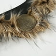 thumbnail image 5 of Stylish Metal Buckle Waist Belt with Plush Furry Accent for Women Adjustable Length Waistband Fashionable Accessory, 5 of 9