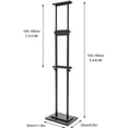 thumbnail image 2 of 71" Poster Board Stand Adjustable Height Double-Sided Sign Display Frame Holder Sign Stand Floor Standing Sign Holder Height Up to 70 Inch for Display Banner Poster Holder Stands, 2 of 12
