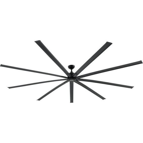 Global Industrial 108"" Industrial Ceiling Fan DC Motor 6 Speed 20000 CFM Black