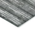 thumbnail image 4 of Addison Rugs Chantille Indoor/Outdoor Transitional Stripes Gray Washable Round Rug, 8' x 8', 4 of 6